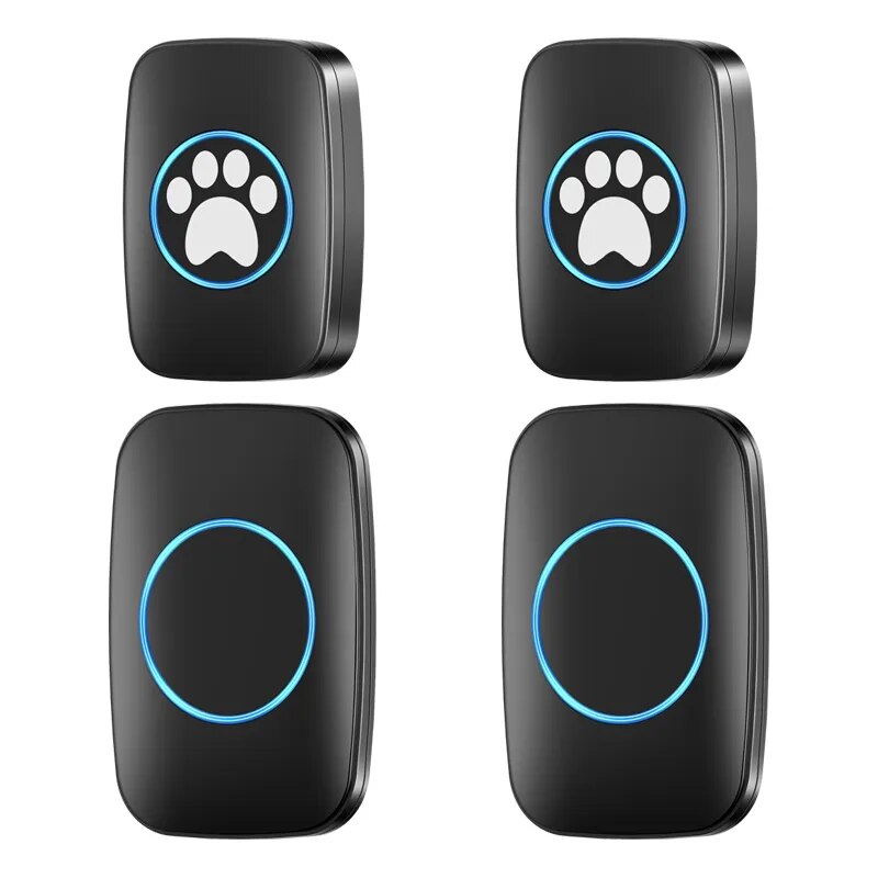 Black CACAZI Wireless Doorbell Variant 2