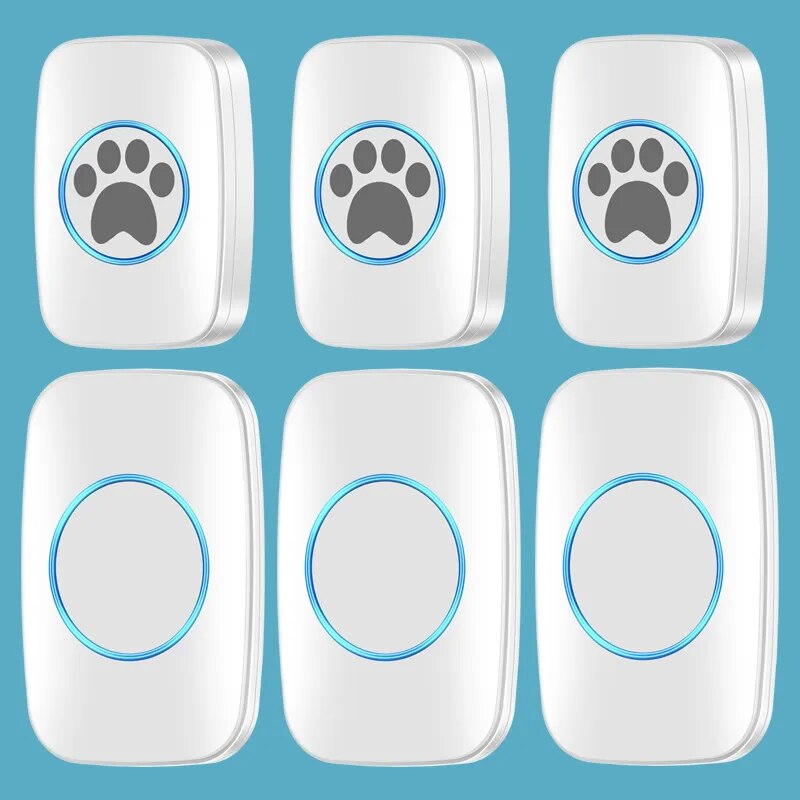 White CACAZI Wireless Doorbell Variant 3