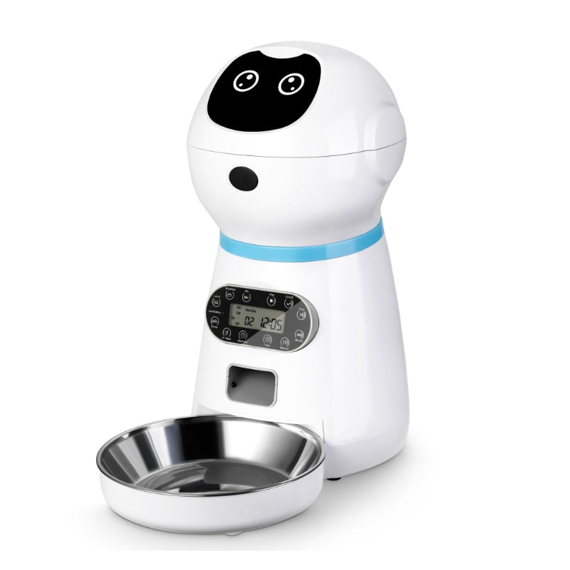 3.5L Smart Automatic Pet Feeder with Timer - Stainless Steel Bowl 🍖