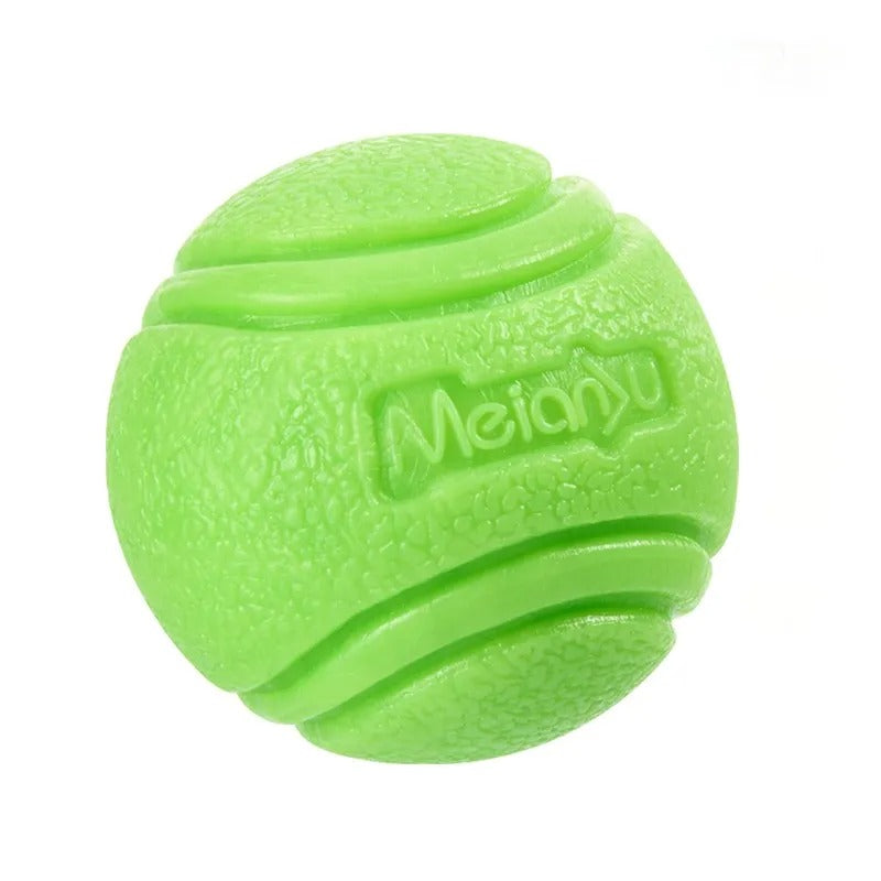 Green Indestructible Chew & Bounce Dog Ball